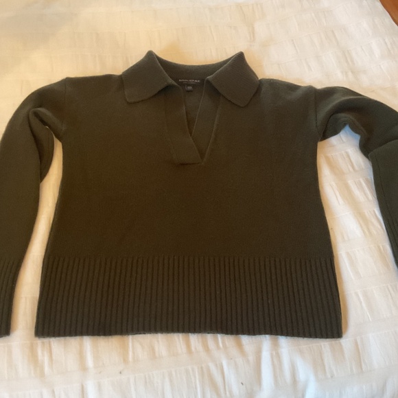 Banana Republic cashmere Johnny collar sweater xxs - Picture 4 of 8